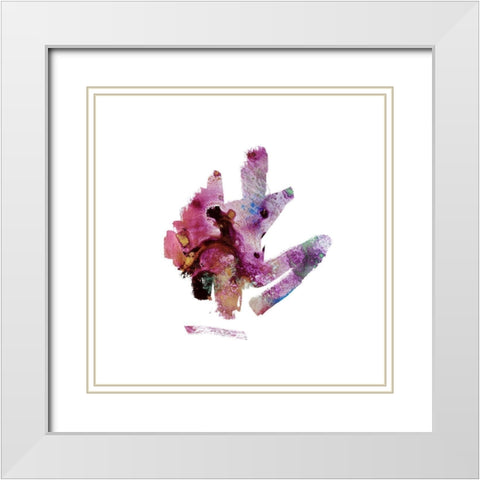 Eastern Visions 7 White Modern Wood Framed Art Print with Double Matting by Frances, Jaclyn