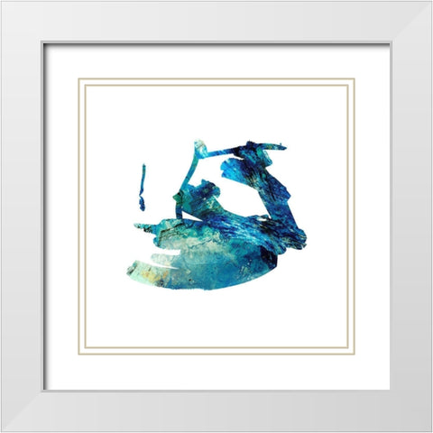 Eastern Visions 8 White Modern Wood Framed Art Print with Double Matting by Frances, Jaclyn