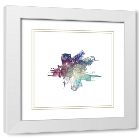 Eastern Visions 9 White Modern Wood Framed Art Print with Double Matting by Frances, Jaclyn