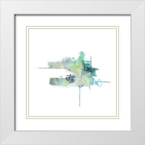 Eastern Visions 11 White Modern Wood Framed Art Print with Double Matting by Frances, Jaclyn