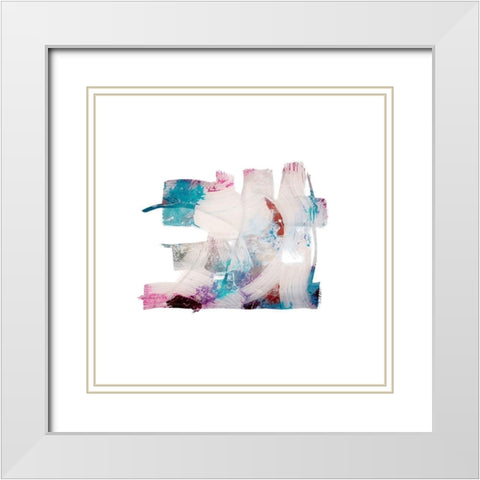 Eastern Visions 14 White Modern Wood Framed Art Print with Double Matting by Frances, Jaclyn