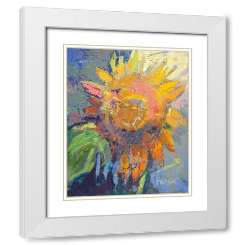 Alberta White Modern Wood Framed Art Print with Double Matting by Forst, Beth A.