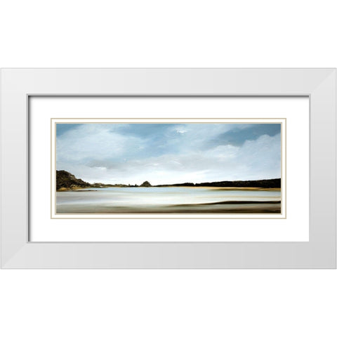 Freedom White Modern Wood Framed Art Print with Double Matting by Fleury, Rick