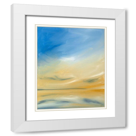 Magic White Modern Wood Framed Art Print with Double Matting by Fleury, Rick