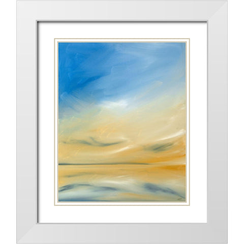 Magic White Modern Wood Framed Art Print with Double Matting by Fleury, Rick