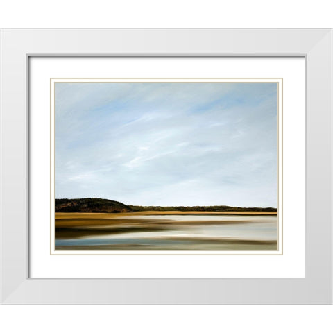 Perception White Modern Wood Framed Art Print with Double Matting by Fleury, Rick