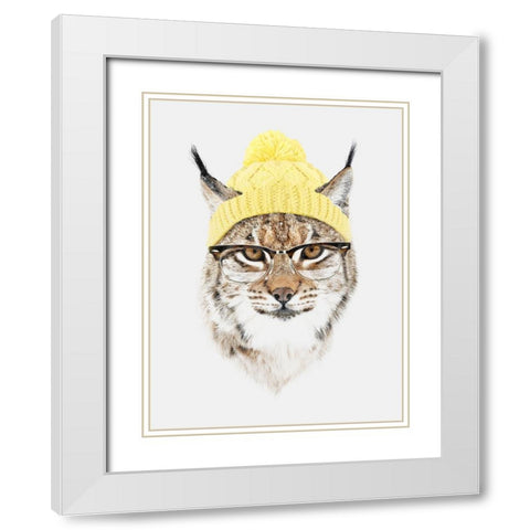 Its Pretty Cold Outside White Modern Wood Framed Art Print with Double Matting by Farkas, Robert