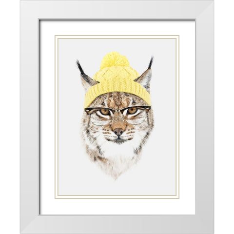 Its Pretty Cold Outside White Modern Wood Framed Art Print with Double Matting by Farkas, Robert