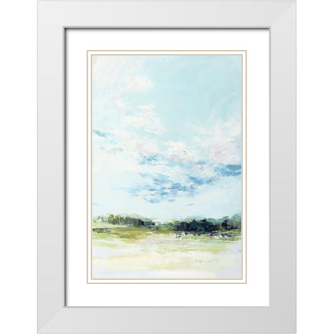 A Moment in Time White Modern Wood Framed Art Print with Double Matting by Fox, Rebecca