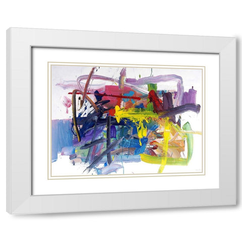 Righteousness Endures White Modern Wood Framed Art Print with Double Matting by Fai, Fong