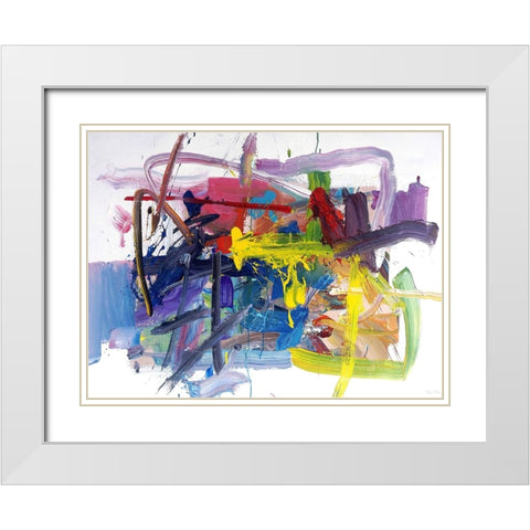 Righteousness Endures White Modern Wood Framed Art Print with Double Matting by Fai, Fong