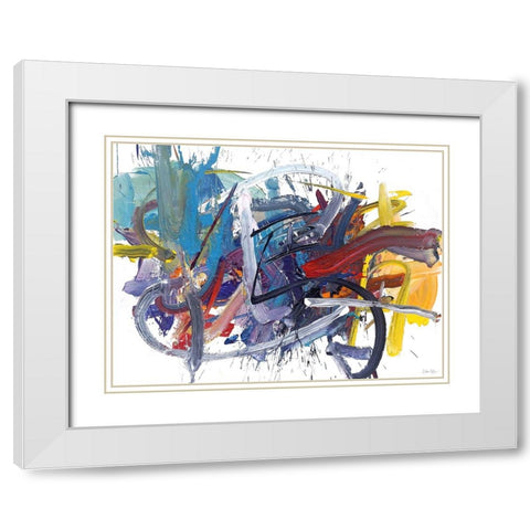 Unruly Moments White Modern Wood Framed Art Print with Double Matting by Fai, Fong