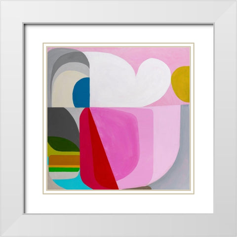 Threshold White Modern Wood Framed Art Print with Double Matting by Griese, Marion