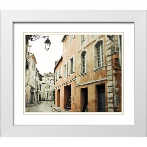 Three Lamps White Modern Wood Framed Art Print with Double Matting by Grainne, Lupen