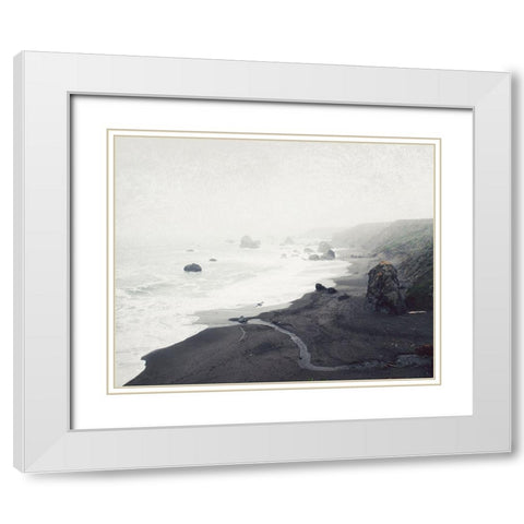 The Sea Cast a Spell White Modern Wood Framed Art Print with Double Matting by Grainne, Lupen