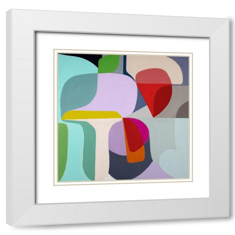 Breaking Ground White Modern Wood Framed Art Print with Double Matting by Griese, Marion