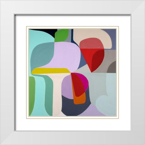 Breaking Ground White Modern Wood Framed Art Print with Double Matting by Griese, Marion
