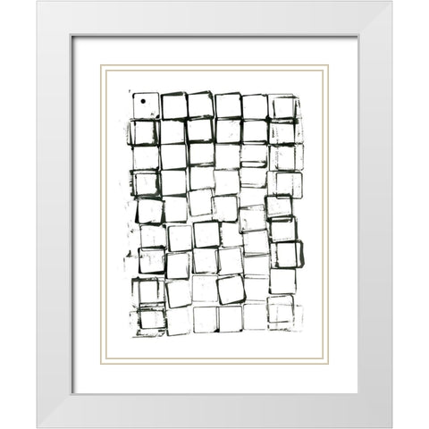 Necessary Objects White Modern Wood Framed Art Print with Double Matting by Greenberg, Ilana