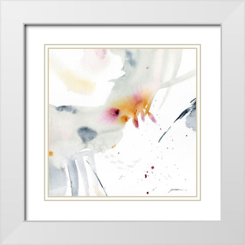 Exploration White Modern Wood Framed Art Print with Double Matting by Golden, Sheila