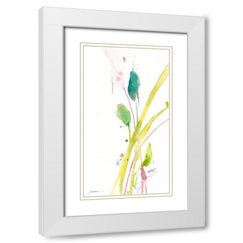 Promise of Spring White Modern Wood Framed Art Print with Double Matting by Golden, Sheila