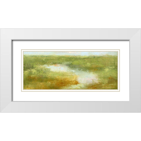 Cape Cod Marshes White Modern Wood Framed Art Print with Double Matting by Gould, Laura Graham
