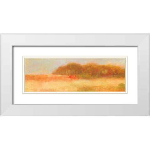 Winter Hill White Modern Wood Framed Art Print with Double Matting by Gould, Laura Graham