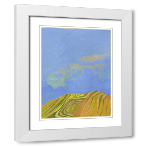 Planting Time White Modern Wood Framed Art Print with Double Matting by Gordon, Toby