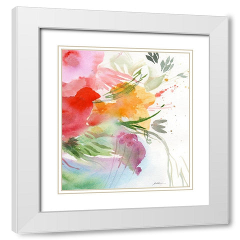 By The Water White Modern Wood Framed Art Print with Double Matting by Golden, Sheila