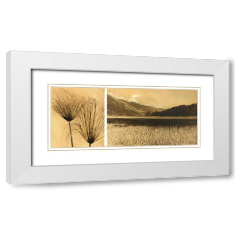Bolinas Lagoon #7 White Modern Wood Framed Art Print with Double Matting by Gauthier, Jan