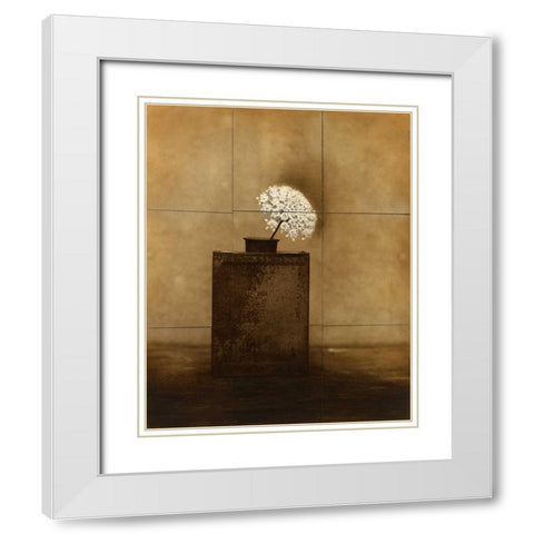 Dark Vessel White Modern Wood Framed Art Print with Double Matting by Gauthier, Jan