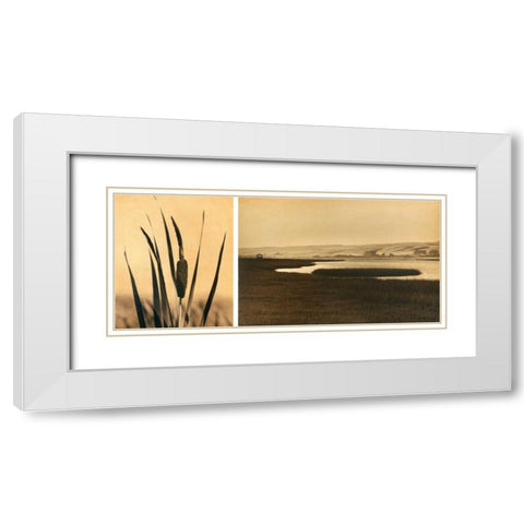 Tomales Bay #2 White Modern Wood Framed Art Print with Double Matting by Gauthier, Jan