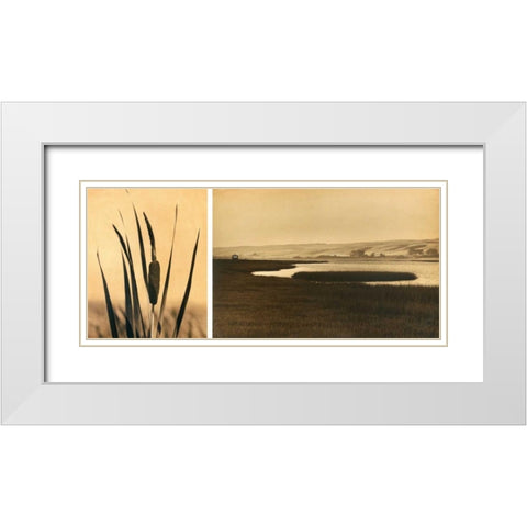Tomales Bay #2 White Modern Wood Framed Art Print with Double Matting by Gauthier, Jan