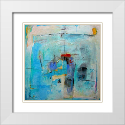 Assembly Required White Modern Wood Framed Art Print with Double Matting by Gaziano, Dorothy