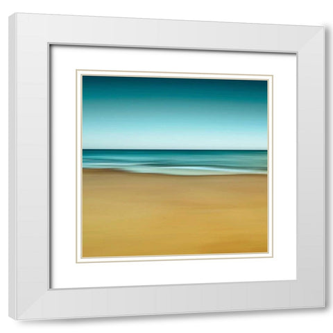 Montauk Moods White Modern Wood Framed Art Print with Double Matting by Gendreau, Katherine