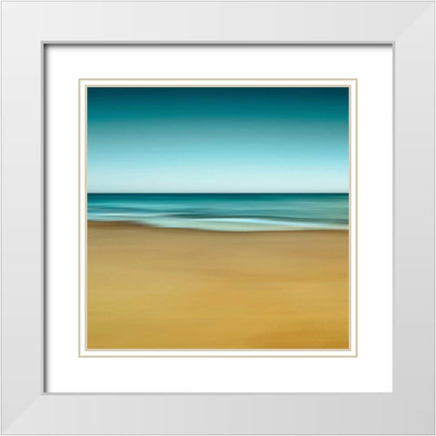 Montauk Moods White Modern Wood Framed Art Print with Double Matting by Gendreau, Katherine