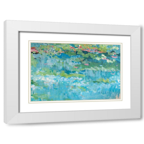 Coming Up Close White Modern Wood Framed Art Print with Double Matting by Gonda, Tamara