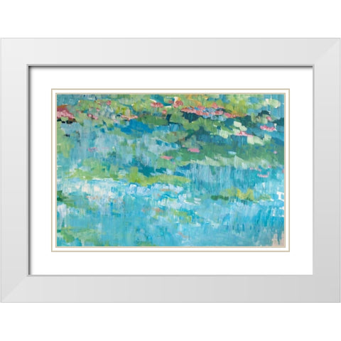 Coming Up Close White Modern Wood Framed Art Print with Double Matting by Gonda, Tamara