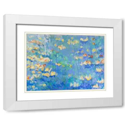 Shenandoah White Modern Wood Framed Art Print with Double Matting by Gonda, Tamara