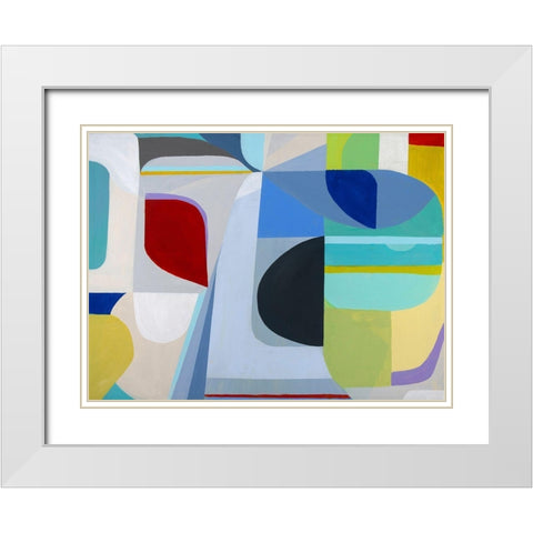 Into the Sky of This White Modern Wood Framed Art Print with Double Matting by Griese, Marion