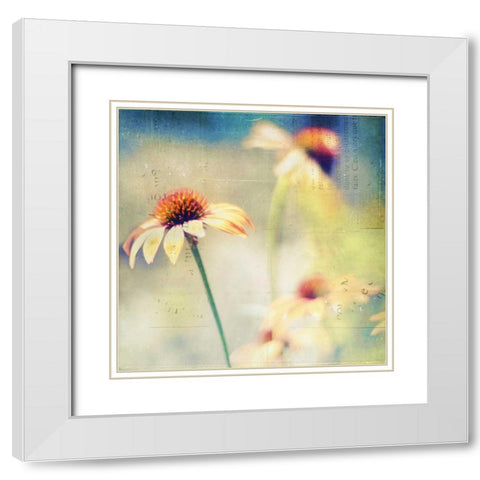Courage Is Fear That Has Said Its Prayers White Modern Wood Framed Art Print with Double Matting by Hanna, Dawn D.