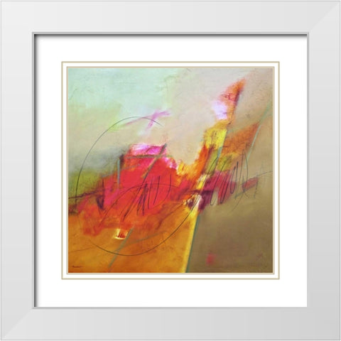 Second Chances I White Modern Wood Framed Art Print with Double Matting by Hassler, Pam