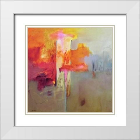 Second Chances III White Modern Wood Framed Art Print with Double Matting by Hassler, Pam