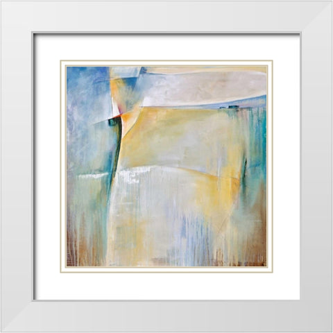 At the Source White Modern Wood Framed Art Print with Double Matting by Hale, Karen