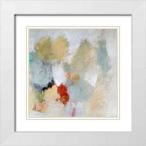 In Sleep White Modern Wood Framed Art Print with Double Matting by Hoeft, Nicole