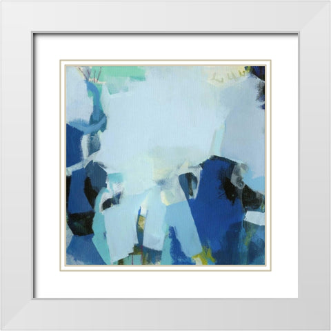 Tide Pools White Modern Wood Framed Art Print with Double Matting by Hawkins, Amanda