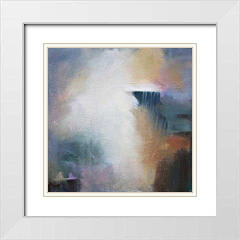 First Light White Modern Wood Framed Art Print with Double Matting by Hale, Karen