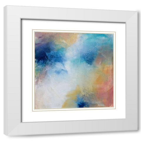 Midsummer White Modern Wood Framed Art Print with Double Matting by Hale, Karen