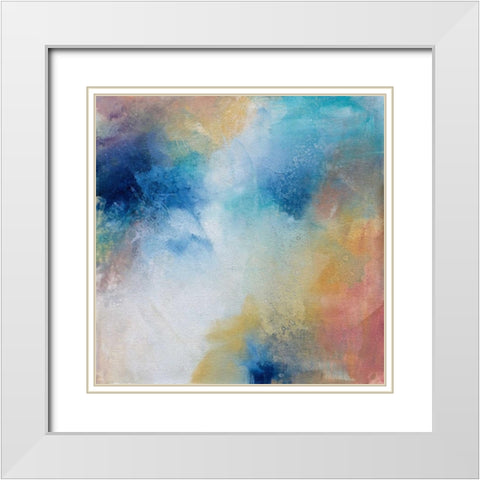 Midsummer White Modern Wood Framed Art Print with Double Matting by Hale, Karen