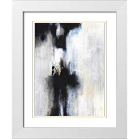 On Purpose White Modern Wood Framed Art Print with Double Matting by Hale, Karen