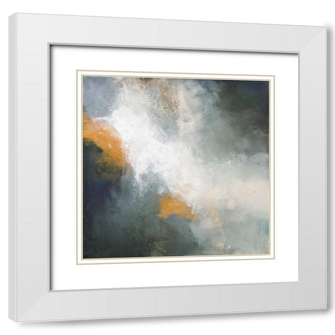 Through The Mist White Modern Wood Framed Art Print with Double Matting by Hale, Karen